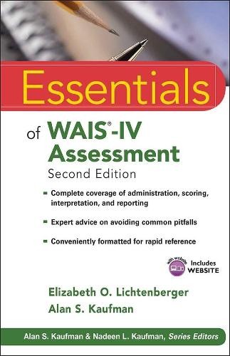 Elizabeth O. Lichtenberger Alan Essentials of WAIS-IV (Paperback) (UK IMPORT)