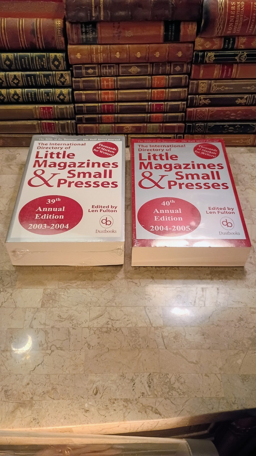 NEW SEALED 2003-2005 Little Magazines & Small Presses 2-Book Set Reference Books