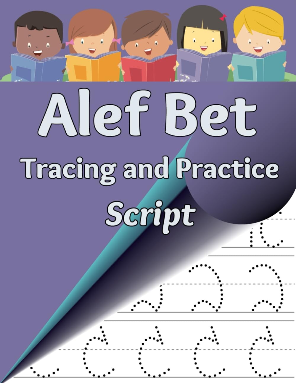 Alef Bet Tracing and Practice, Script: Learn to write the lett…