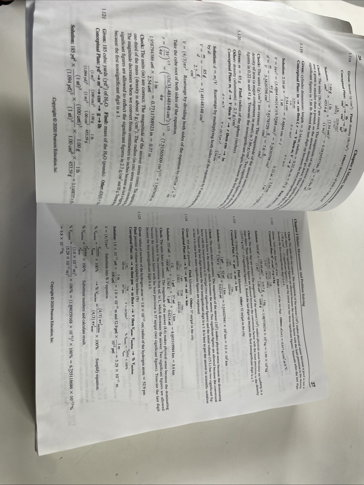 Student Solutions Manual for Chemistry Molecular Approach 2020 Sftc -ACCEPTABLE