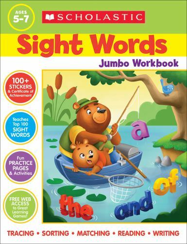 Scholastic Sight Words Jumbo Workbook – 9781338739343, paperback, Scholastic