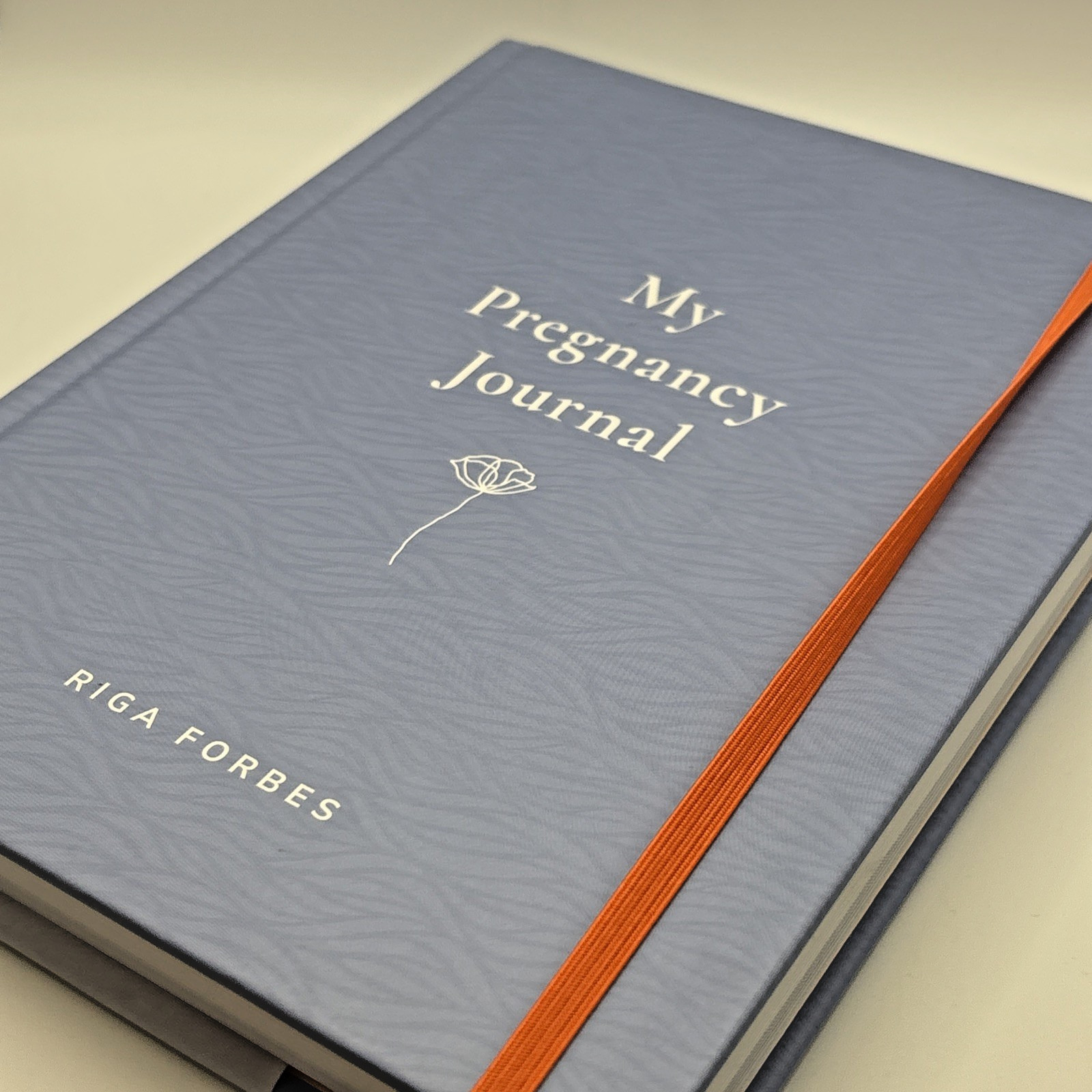 My Pregnancy Journal by Riga Forbes 8.5 x 6.5 Lavender