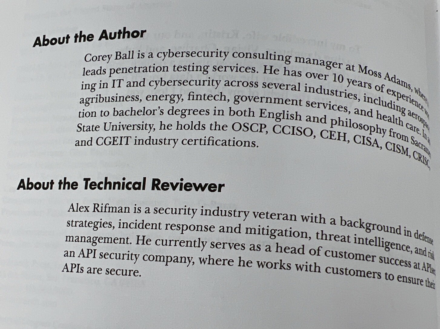 Signed Hacking APIs : Breaking Web Application Programming Interfaces – C. Ball