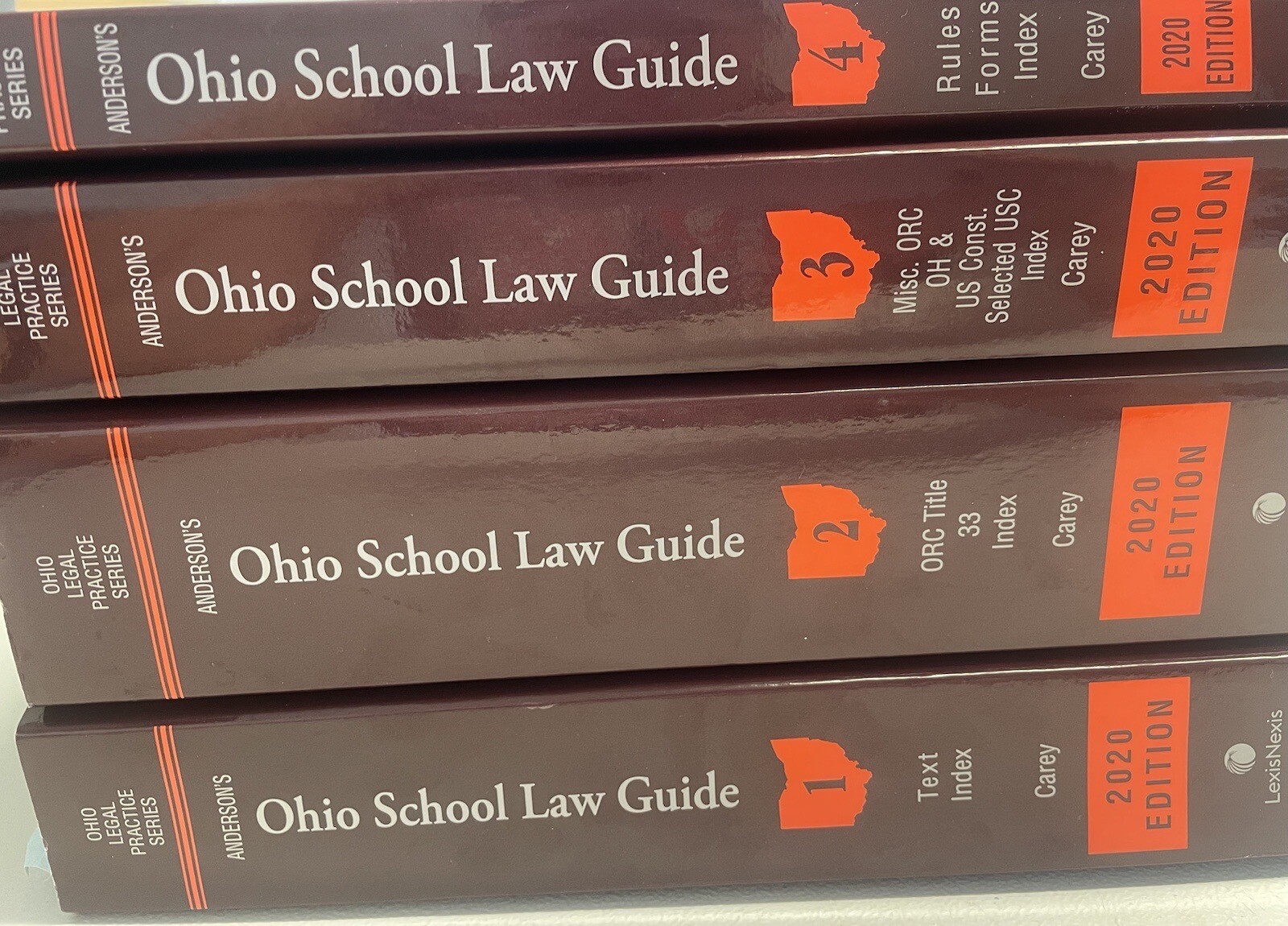 2020 Anderson’s Ohio Family Law Guide Lexis Nexis 4 Volume Set Retail $1046