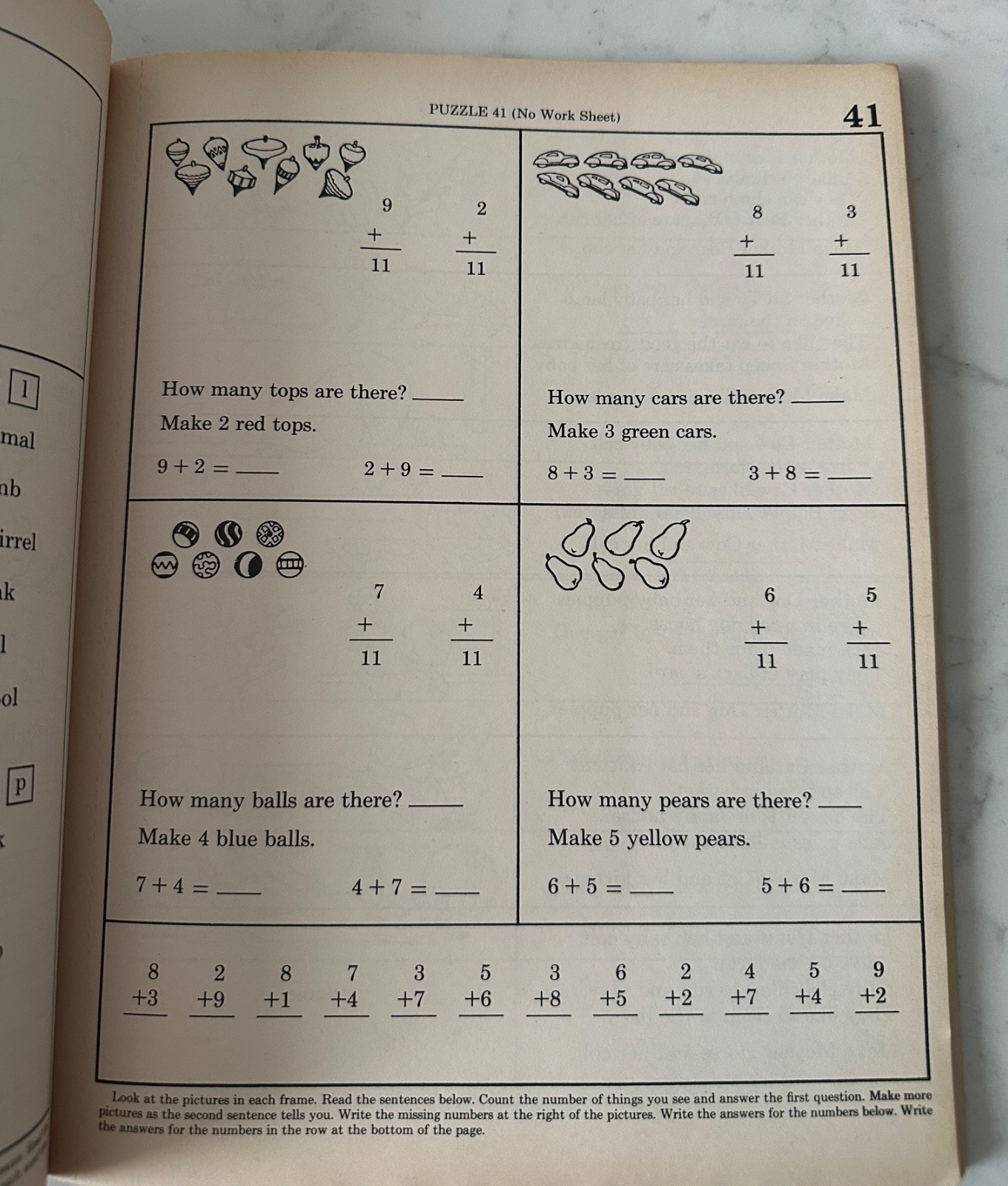 Vintage 1962 Not used ~ ” New Puzzle Pages” Book 3 McCormick-Mathers Pub