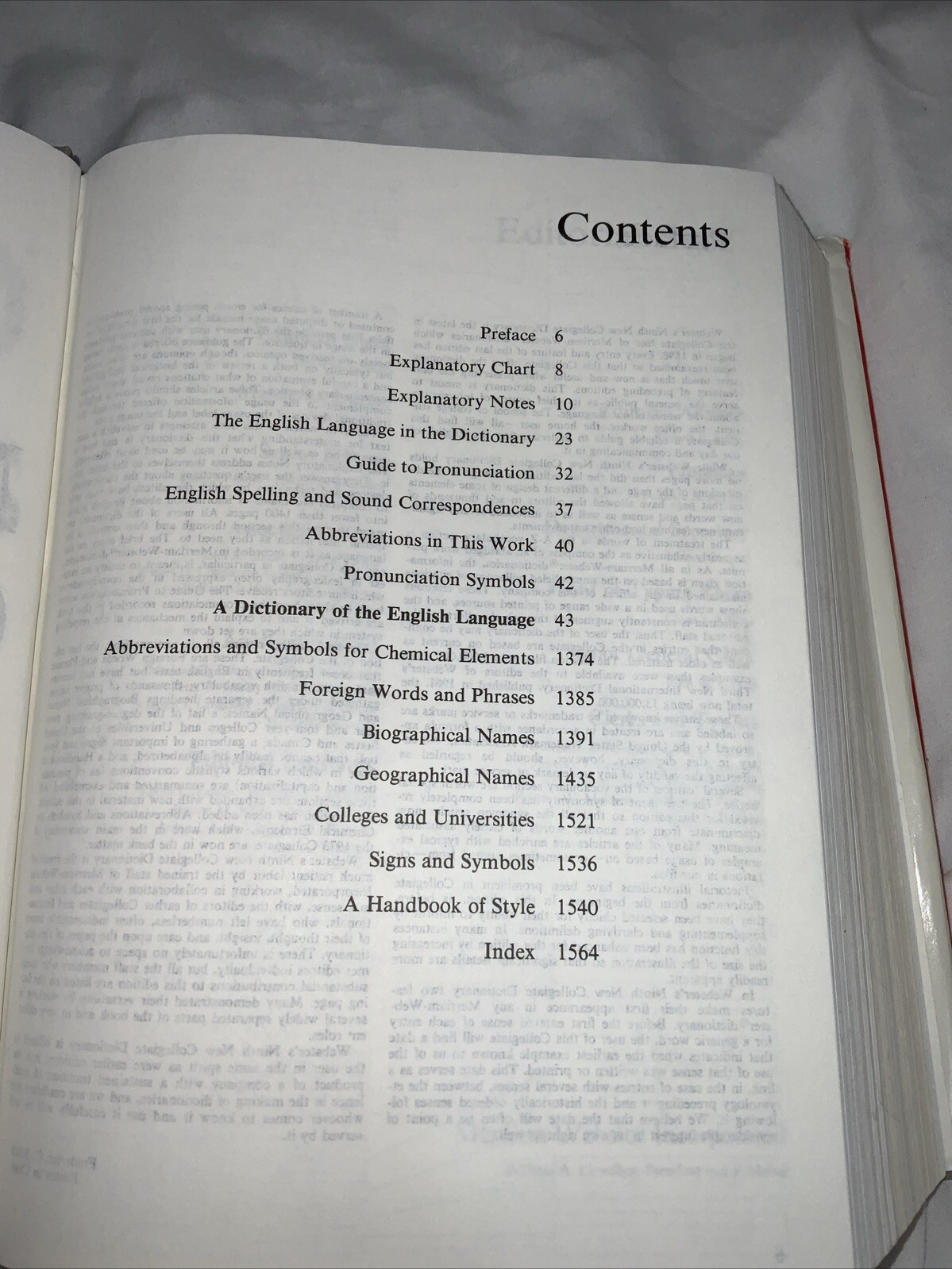 Merriam Websters Ninth New Collegiate Dictionary 1983 Copy HCDJ English Words