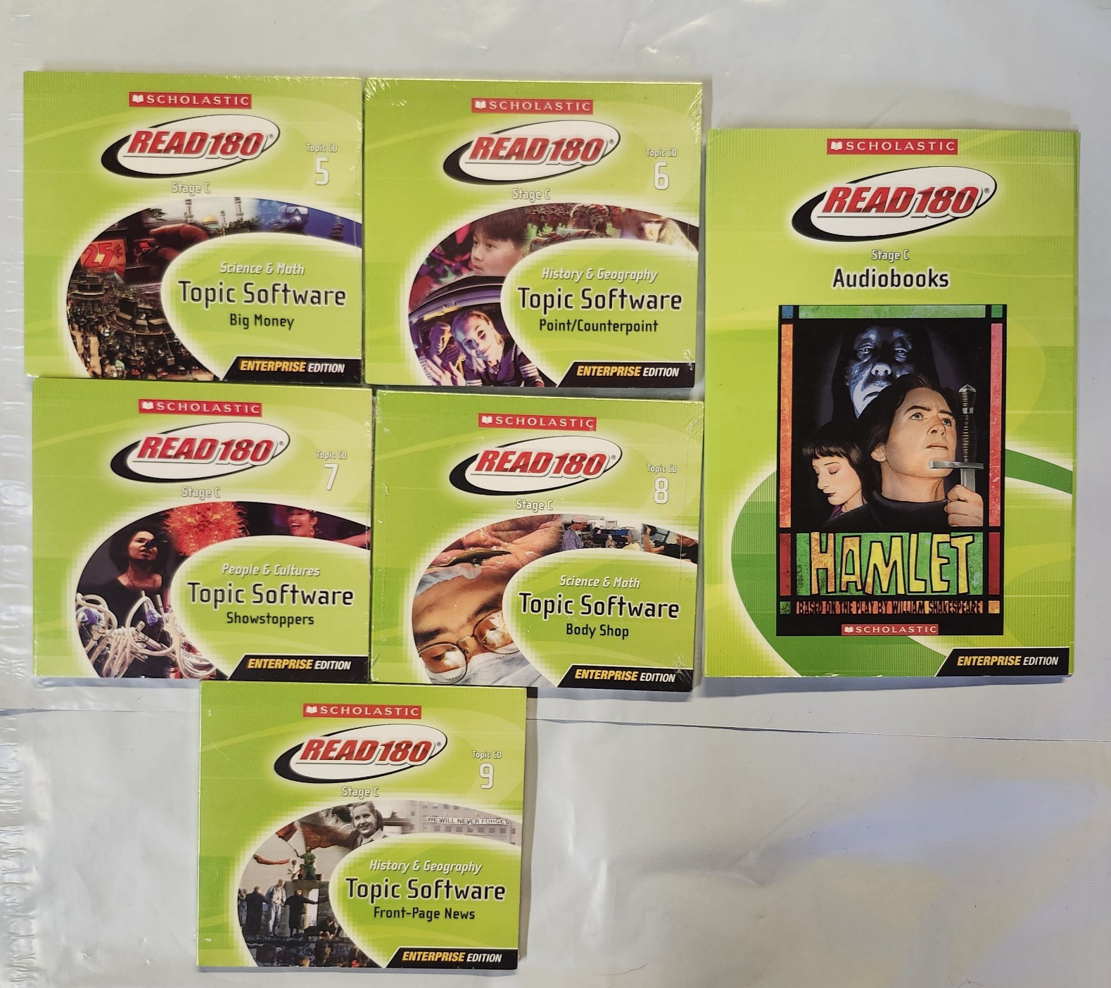 Scholastic READ 180 Topic Software Stage C Science/Math/History/Geography CDs