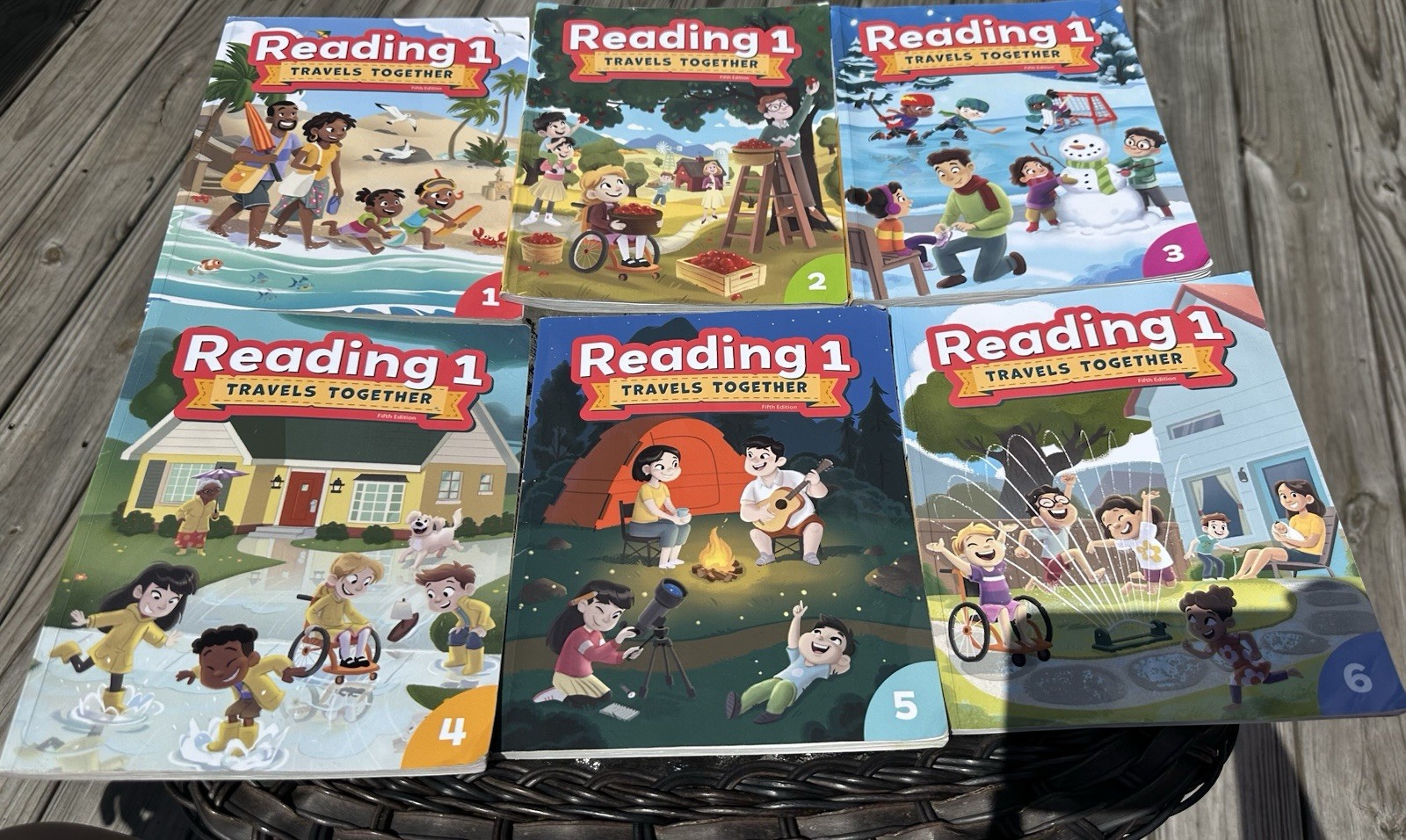 BJU Press Bob Jones University Reading 1 Books Set of 6 Student Text 1st Grade