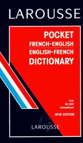 Larousse Pocket – Paperback, by Larousse Bilingual Dictionaries – Acceptable n