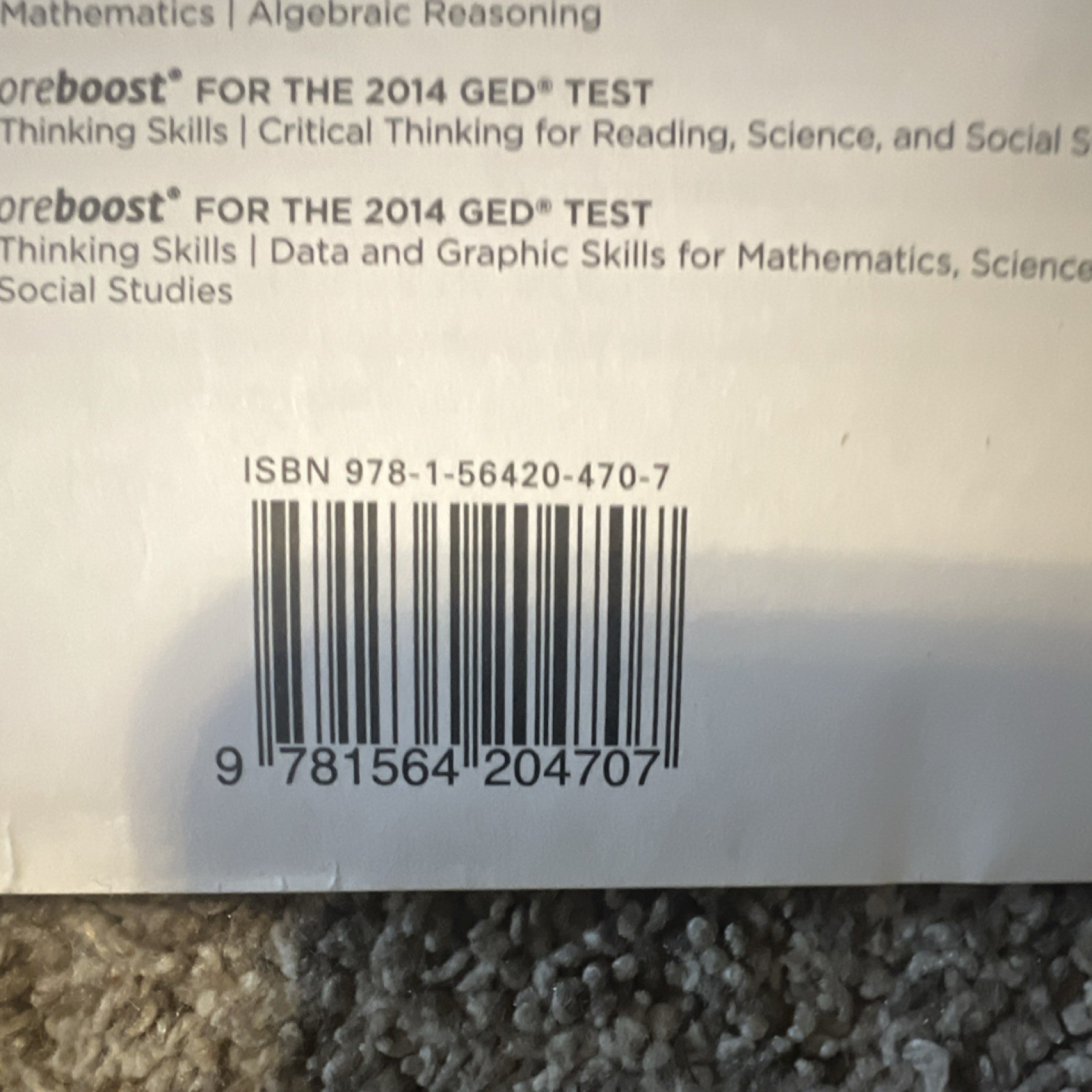 New Readers Press Journey to Success & Scoreboost Study Guides Levels 3, 7, D