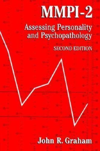 MMPI-2: Assessing Personality and Psych- 9780195079227, John R Graham, hardcover
