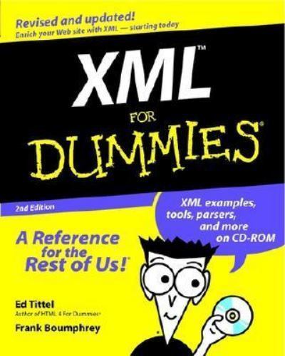 Xml for Dummies, USED-Very Good, Tittel, Ed,Boumphrey, Frank
