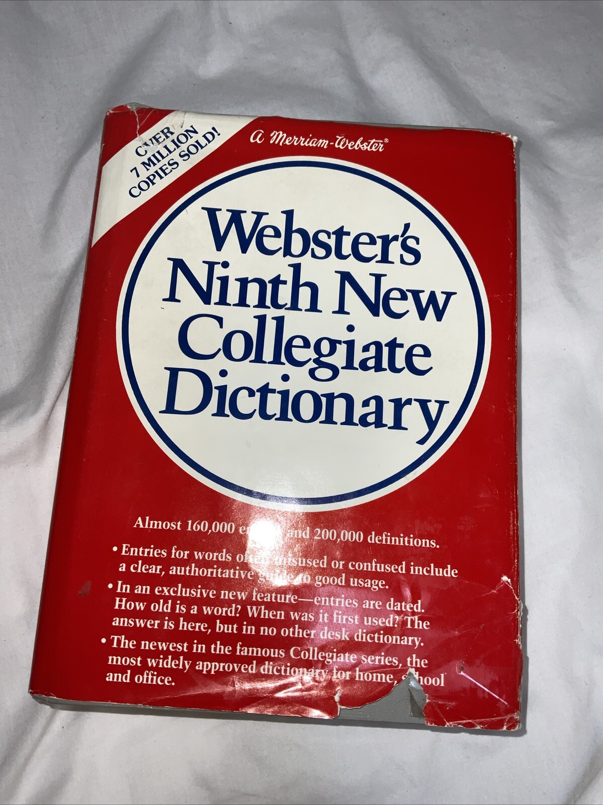 Merriam Websters Ninth New Collegiate Dictionary 1983 Copy HCDJ English Words