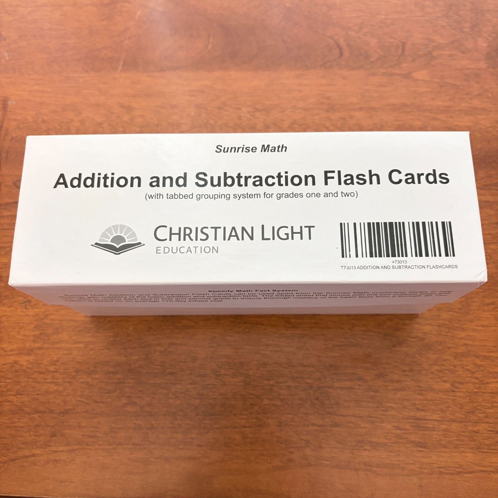 CLE Sunrise Math Addition and Subtraction Flash Cards Box Set Complete