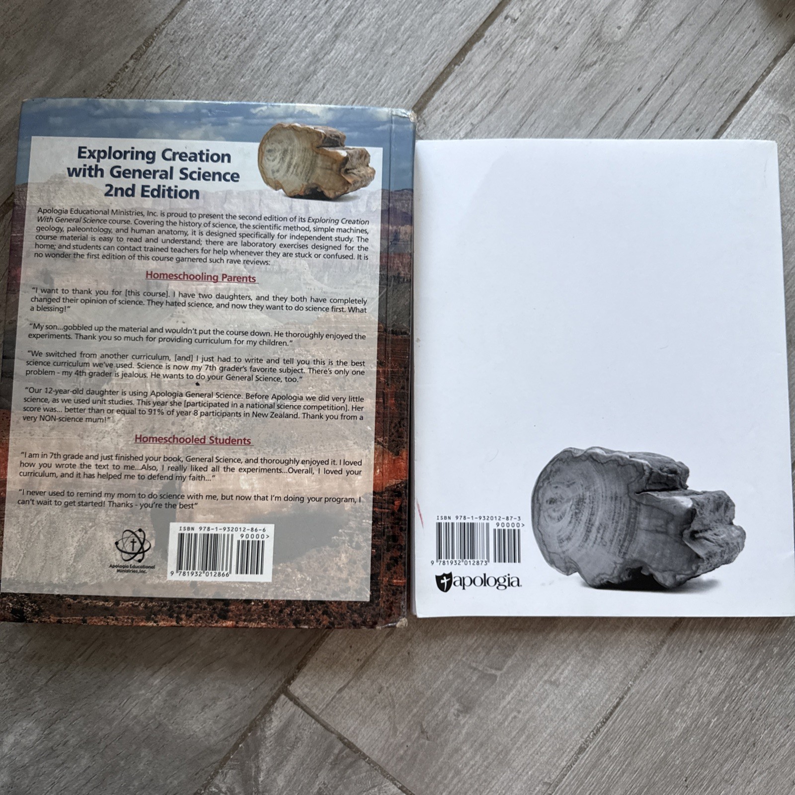 Apologia General Science 2nd edition Textbook and Solutions/Test Book