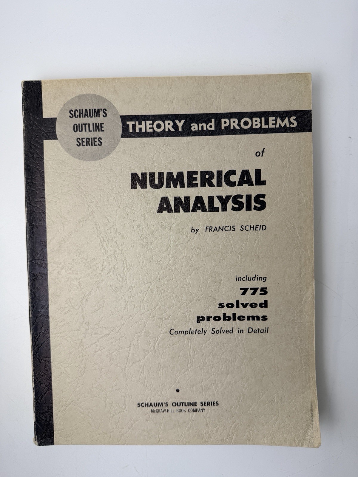 Vintage Lot of 11 Schaum’s Outline Series Mixed Theory & Problems Math PB- Good