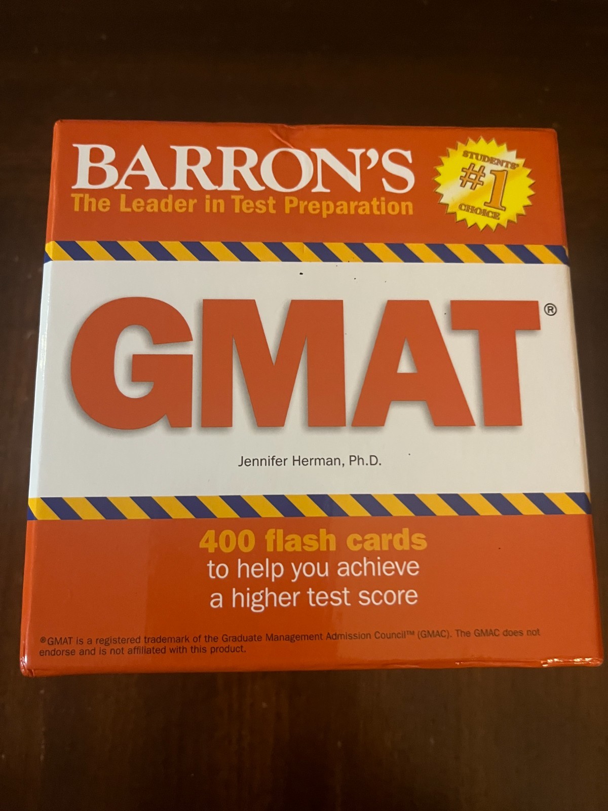 Barron’s GMAT Test Prep 400 Flash Cards – Jennifer Herman, Ph.D.