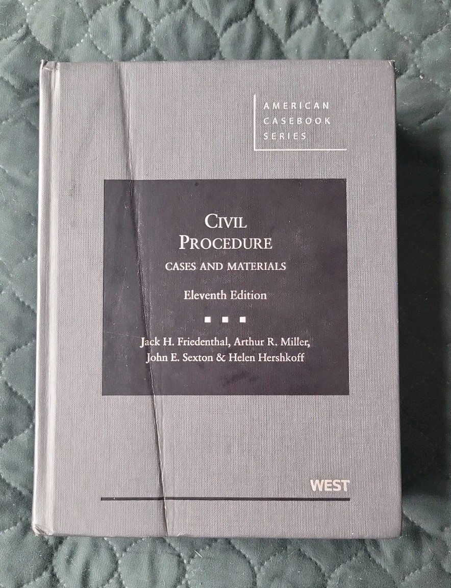 American Casebook Ser.: Civil Procedure, Cases and Materials by Jack H….