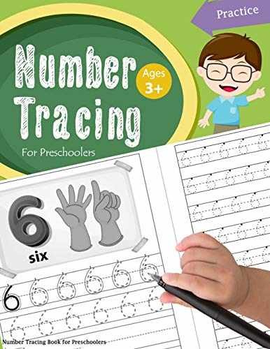 Number Tracing Book for – Paperback, by Handwriting Workbook – Acceptable