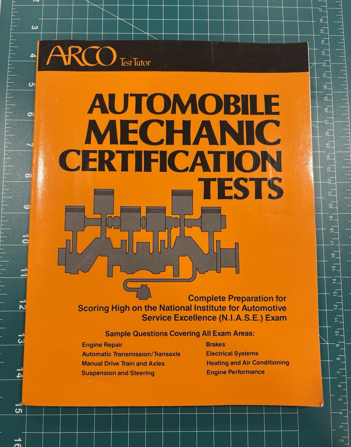 ARCO Test Tutor Automobile Mechanic Certification Tests Study Guide Revised 1981