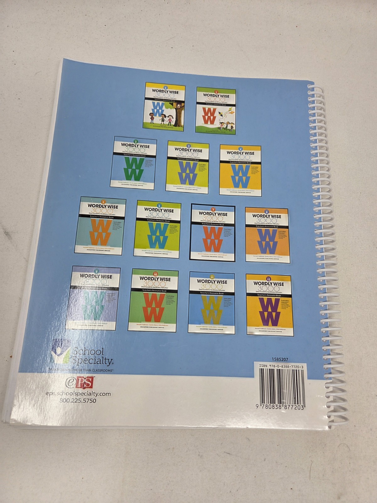 Wordly Wise 3000, Fourth Edition, Book 7 – Teacher’s Resource Book