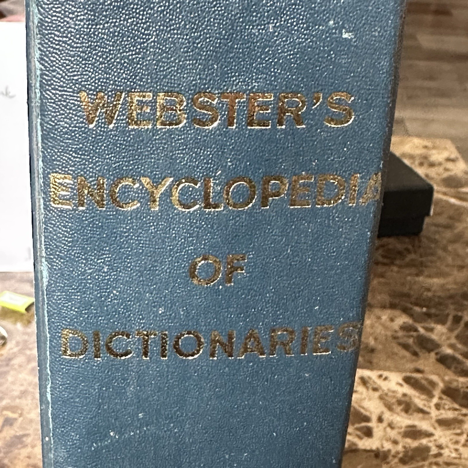 Vintage Webster’s Encyclopedia Of Dictionaries Large Type 1970