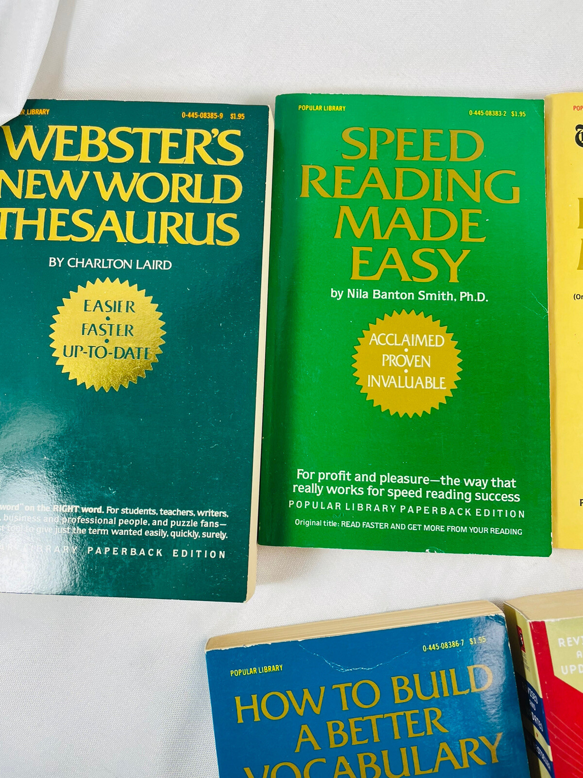 Webster’s Popular Library Desktop Reference Vintage 5 Book Set