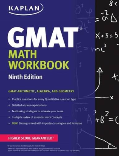 Kaplan GMAT Math Workbook (Kaplan Test Prep) – Paperback – GOOD
