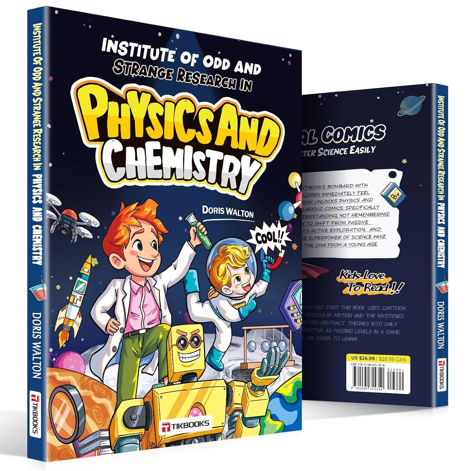 comic form to teach mathematics, physics, and chemistry knowledge, designed to s