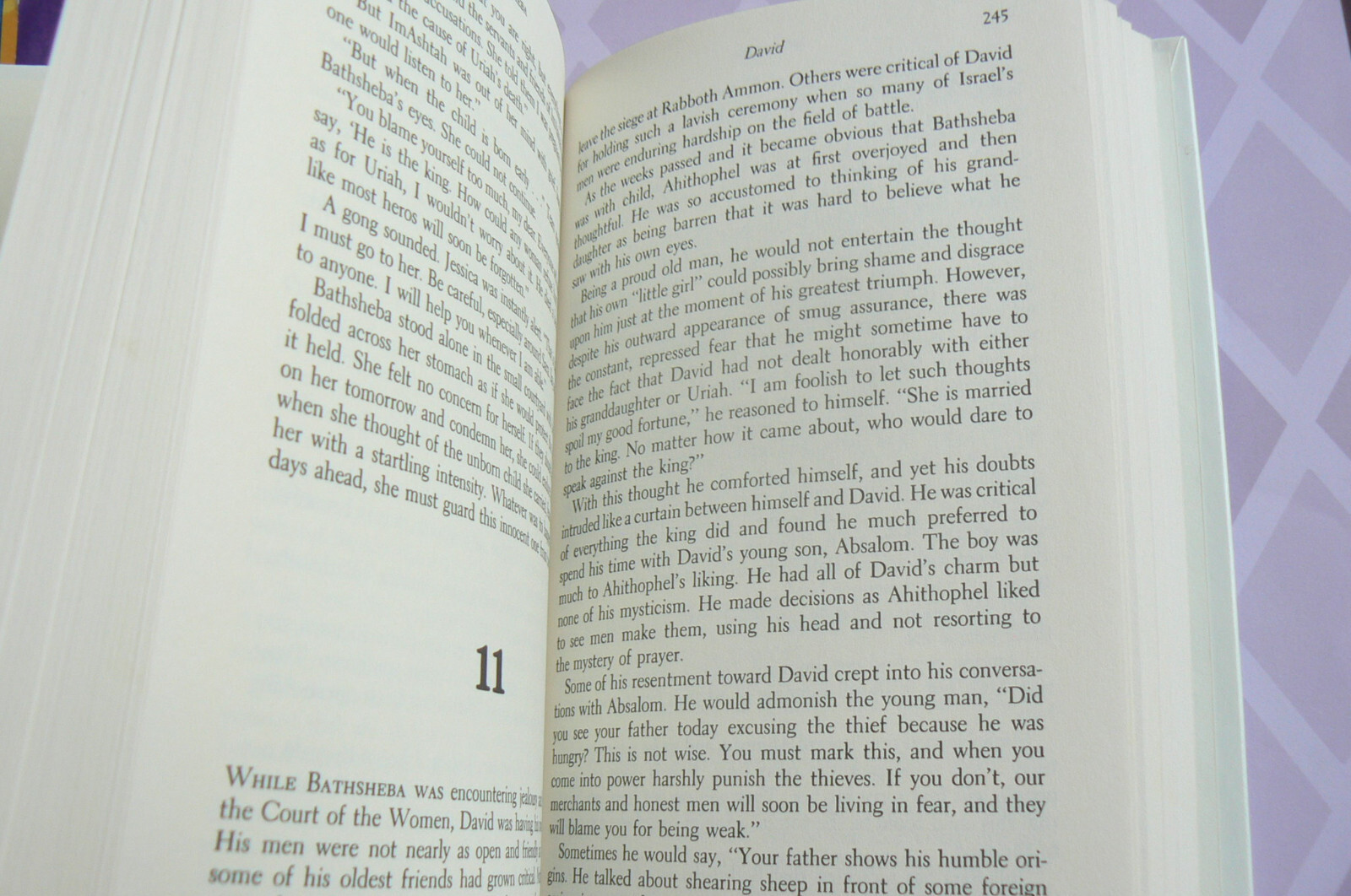 BATHSHEBA, A Novel, Roberta Dorr, 1980 Guideposts HC ALL CLEAN, Bible based