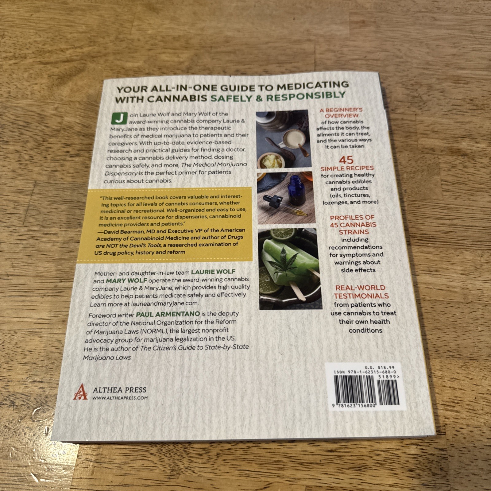 The Medical Marijuana Dispensary Book Soft Paper Back Medicating And Cooking