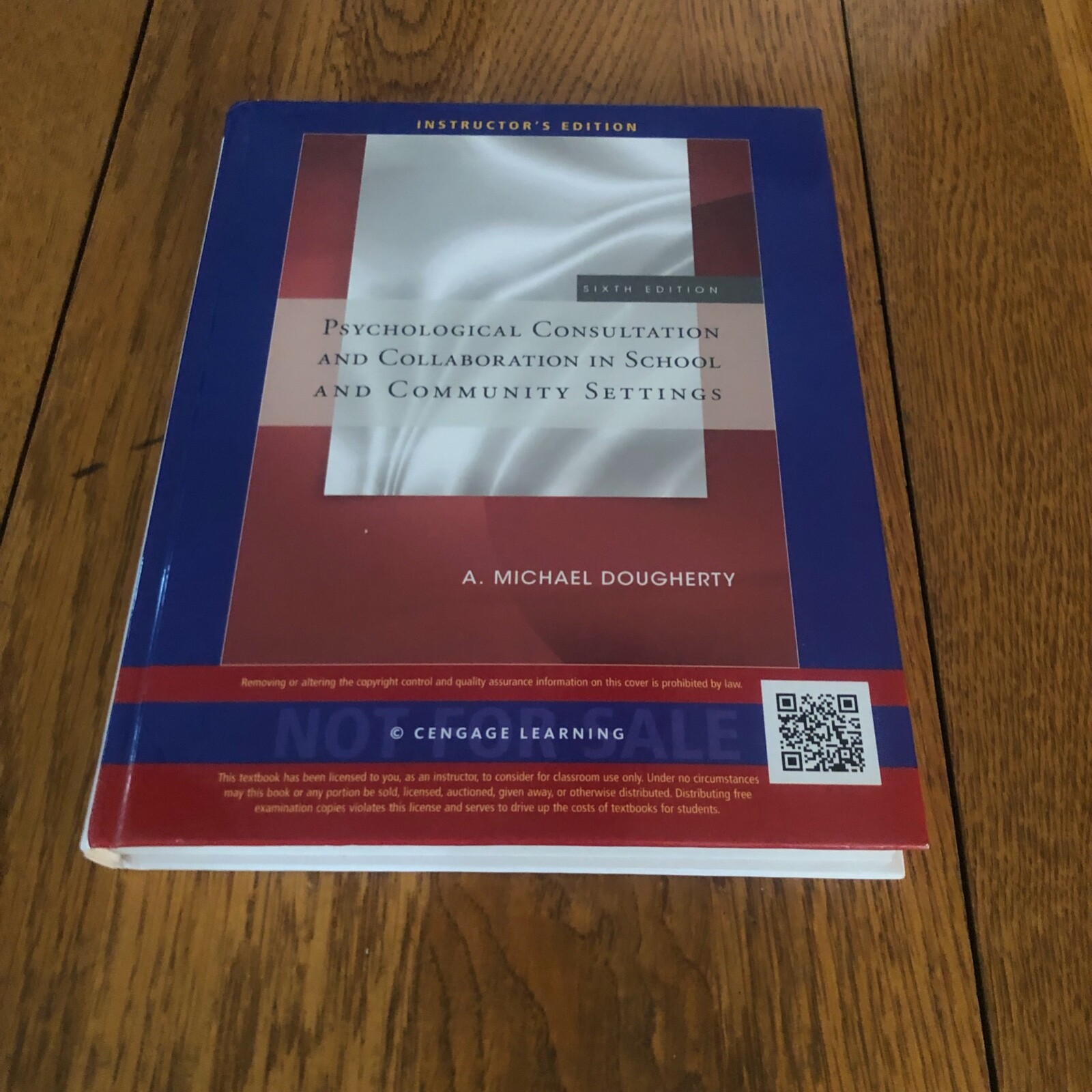 Psychological Consultation and Collaboration 6th Edition Instructor’s Edition HC